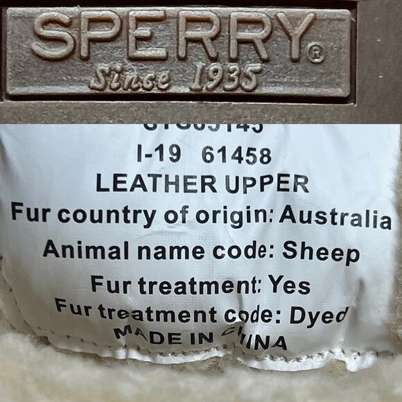 NEW Sperry x J.Crew Shearwater Buckle Snow Duck Boots Carmel Suede 10 M - Picture 14 of 15